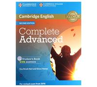 Complete Advanced Student's Book with Answers with CD-ROM.