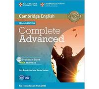 Complete Advanced Student's Book with Answers with CD-ROM by Guy Brook-Hart (2014-03-11)