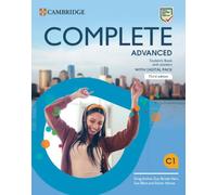 Complete Advanced – Livre de l'élève avec corrigés et pack numérique – Cambridge University Press
