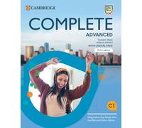Complete Advanced – Livre de l'élève sans réponses – Pack numérique – Cambridge University Press