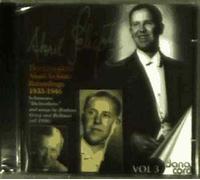 Complete Aksel Schiotz Recordings 1933-1946 Vol. 3 : Schumann, Bellmann,