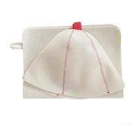 Complete Bathing Experience Chapeau de sauna et tapis de bain en feutre pour la relaxation (chapeau rouge + blanc)