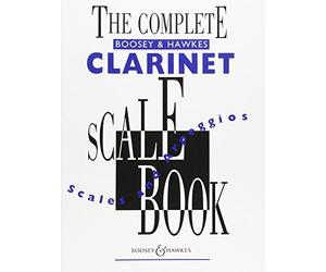 Complete boosey & hawkes clarinet scale book clarinette