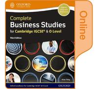 Complete Business Studies for Cambridge IGCSE & O Level Online Student Book [CD-ROM] TITLEY