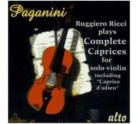 Ruggiero Ricci – L'intégrale des Caprices de Paganini – CD – Alto
