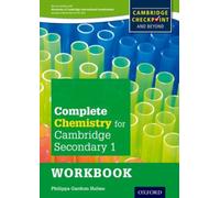 Complete Chemistry For Cambridge Secondary 1 Workbook