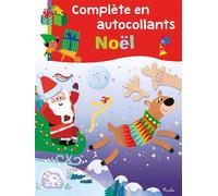 Complète en autocollants Noël - Chiara Bordoni - Piccolia - broché - Livre-jeu