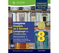 Complete English As A Second Language For Cambridge Secondary 1 Student Book 8 & Cd