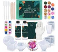 Complete Epoxy Resin Starter Kit for DIY Hobbies Epoxy Kit with Reusable Silicone Molds and Epoxy Kit MOULE A MODELER