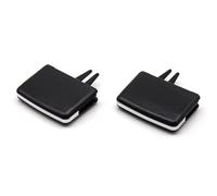 Complète Grille Console Avant Grille Conduit D'aération Sortie D'air A/C Console Arrière 20483043548N85-1 Compatible Avec Benz Pour X204 LK 2008 2009 2010 2011 2012 2013 2015(Rear Black 2pcs)