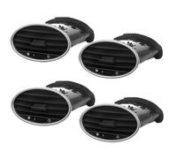 Complète Grille Console Avant Grille D'aération Sortie Climatisation Centrale Tableau Bord Avant Assy 4M51A014L21AD Compatible Avec Ford Pour Focus MK2 2005 2006 2007-2013(4pcs)