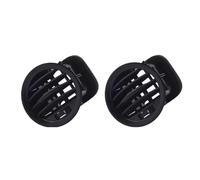 Complète Grille Console Avant Grille De Sortie De Couvercle De Ventilation AC 13417363 2201099 Compatible Avec Opel Pour Corsa D 2007 2008 2009 2010 2011 2012 2013 2014 2015(2 pcs Black 1)