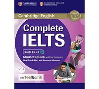Complete IELTS Bands 6.5-7.5 Student's Book without Answers with CD-ROM with Testbank
