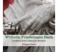 Complete Organ Music by BACH,W.F. [Audio CD] NEUF