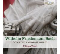 COMPLETE ORGAN MUSIC - TURRI,FILIPPO/BACH,WILHELM FRIEDEMANN 2 CD NEUF