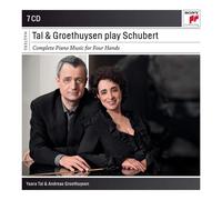 COMPLETE PIANO MUSIC FOR FOUR HANDS - TAL & GROETHUYSEN 7 CD NEUF SCHUBERT,FRANZ