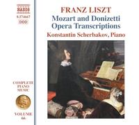 Franz Liszt – Œuvres complètes piano vol. 66 : Transcriptions d'opéras Mozart et Donizetti – CD