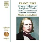 Martin Cousin – Liszt : Œuvres complètes piano Vol. 62 – Transcriptions religieuses – CD