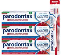 Complete Protection Extra Fresh,Saignement De Gencives,Pack De 3 Dentifrices Avec 1 Brosse À Dents Souple