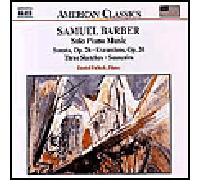 Barber, S. - Sonata OP.26 Barber: Solo Piano Music [Import]