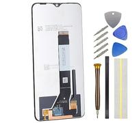 Complete Screen for Xiaomi Redmi Note 9 Redmi 9T Poco M3 M2003J15SC M2003J15SC M2003J15SG M2003J15SS LCD Display Touch Digitizer Screen Replacement Part Include Tool Kit and Adhesive Black 6.53"