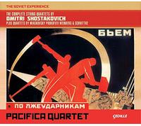 Intégrale des quatuors à cordes Dmitri Chostakovitch (Compositeur), Pacifica Quartet (Interprète) https://www.fnac.com/a7780560/Dimitri-Chostakovitch-Integrale-des-quatuors-a-cordes-CD-album?oref=d3288a8e-32bc-ee15-1741-c83f2461a27a