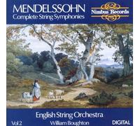 Mendelssohn – Les Symphonies pour cordes, vol. 2 – Boughton – Nimbus Lighting