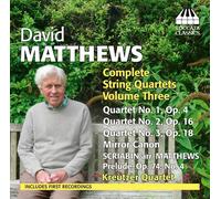 Complete String Quartets Vol.3 [Import]