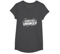 Complètement décharnière - Déclaration audacieuse pour Les Esprits Libres T-Shirt, Fille, Chiné Foncé, S