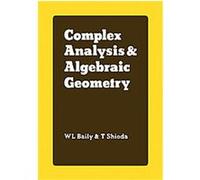 Complex Analysis and Algebraic Geometry