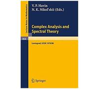 Complex Analysis And Spectral Theory