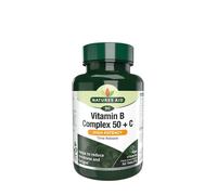 Complexe B-50 + Vitamine C de Natures Aid (30 comprimés)