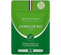 Complexe BIO | Artichaut, Radis Noir, Curcuma & Pissenlit | Sans Excipient | Confort Digestif & Bien-Être Hépatique | 90 Gélules Vegan | Fabriqué en France - Nutrimea