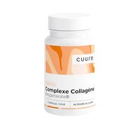 Complexe Collagène - CUURE - REGGENERATE™ [80 mg] - Peau - 45 capsules - 45 jours - 1 Gélule/Jour - Vegan - Fabriqué en France