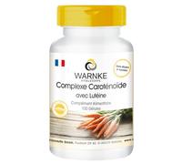 Complexe de Caroténoïde - 100 gélules -Lutéine, zéaxanthine, bêta-carotène et lycopène | Warnke Vitalstoffe - Qualité des pharmacies allemandes