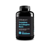 Complexe de Collagène Marin, avec Acide Hyaluronique, CoQ10, Vitamines C & E et Zinc, 180 Gélules | Supplément Articulations, Peau et Os | sans conservateur | Zenement
