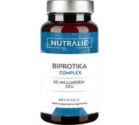 Complexe de cultures Biprotics 50 milliards d'UFC par dose | 10 souches | 60 gélules gastro-résistantes pour une meilleure absorption | Nutralie