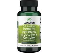 Complexe de curcuma, astragale et gotu kola 60 gélules Swanson Health Products