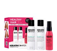 Complexe de keratine - Trio de cheveux Healthy - Keratin Care Shampooing & Revitatin 3.4 FL OZ & KERATIN OBSESSE Multi-Benefit Traitement Spray 1