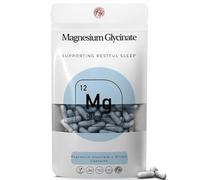 Complexe de magnésium - Glycinate et citrate - Capsules à haute absorption pour le sommeil et le soutien musculaire (365 capsules)