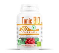 Complexe de plantes - Tonic Bio - 300 mg - Guarana, Echinacea, Eleuthérocoque, Ginseng - 200 comprimés