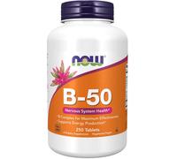 Complexe de vitamine B-50 250 comprimés Now Foods