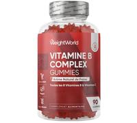 Complexe de Vitamine B Gummies, 90 Gummies Vegan - 8 Vitamines B avec Vit C