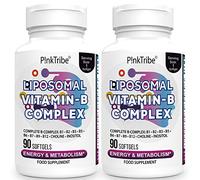 Complexe de Vitamine B, Vitamine B Complex Liposomales - 9 Vitamines B Méthylées pour Une Absorption Facile, Fourniture de 90 Jours (Pack of 2)