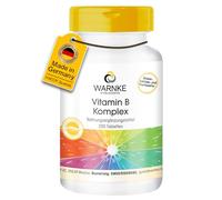 Complexe de vitamines B - hautement dosé - avec 200μg de biotine & 150μg d'acide folique - toutes les vitamines B - végétalien - 250 comprimés | Warnke Vitalstoffe - Qualité des pharmacies allemandes