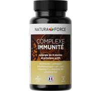 Complexe_Immunite_Synergie de plantes adaptogènes_défenses naturelles de l’organisme_réhausse le niveau d’énergie et aide à réduire la fatigue_Boite de 60 Gélules