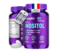 Complexe Inositol (Comprimés) avec Acide Folique - 2200 mg Myo- & D-Chiro-Inositol par Portion - SOPK & Soutien du Cycle, Équilibre Hormonal - 180 Comprimés Végans - Testé en Laboratoire