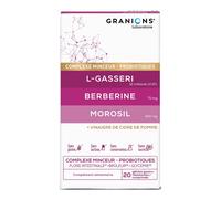 Granions Complexe minceur probiotiques Morosil Lactobacillus gasseri 20 gélules + 20 comprimés
