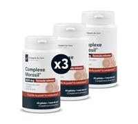 Complexe Morosil 3 Mois de Cure - 180 Gélules Végétales - 400 mg/jour d'Extrait d'Orange Sanguine Moro - Choline 82,8 mg, Vinaigre de Cidre 100 mg - Fabriqué en France - Compagnie des Sens