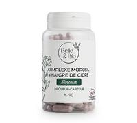 Complexe Morosil & Vinaigre de Cidre 90 Gélules - Contrôle du Poids & Ventre Plat - Brûleur de Graisses & Métabolisme - Avec Chrome - Fabriqué en France